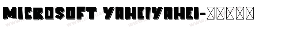 Microsoft YaHeiYaHei字体转换